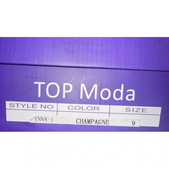 Like New! Gorgeous Champagne Sparkly Heels - Picture 7 of 8